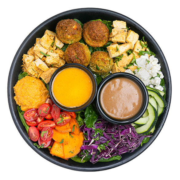 falafel grill tomato