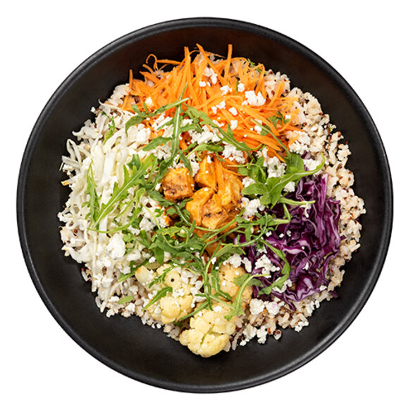 blue cheese chicken bowl